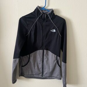 Gray and Black zip up
